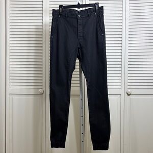 Zanerobe Washed Black Stretch Denim Jogger Size 30